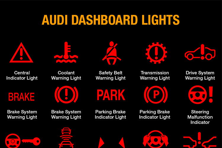 AUDI WARNING LIGHTS AND INDICATORS