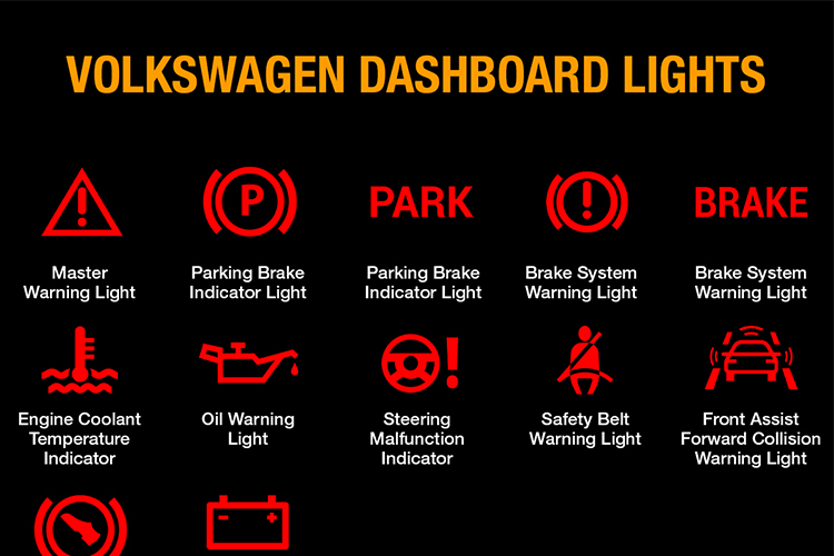 VOLKSWAGEN WARNING LIGHTS AND INDICATORS