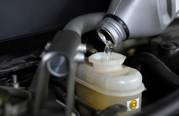 low brake fluid level